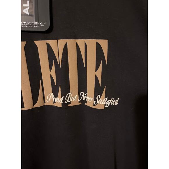 ALPHALETE men’s “ proud, but never satisfied” men’s T-shirt, new with tags - Picture 2 of 6